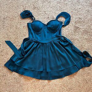 Altar'd State Corset Satin Dress